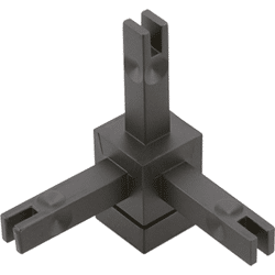 Hettich Verbinder Cadro 3-fach 3D mit Höhenverstellung