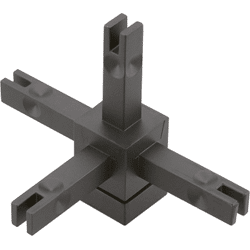 Hettich Verbinder Cadro 4-fach mit Höhenverstellung