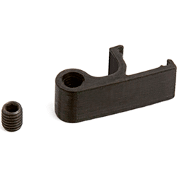 Hettich Cadro Vitrine Clip-Glasbodenträger 2-seitig schwarz