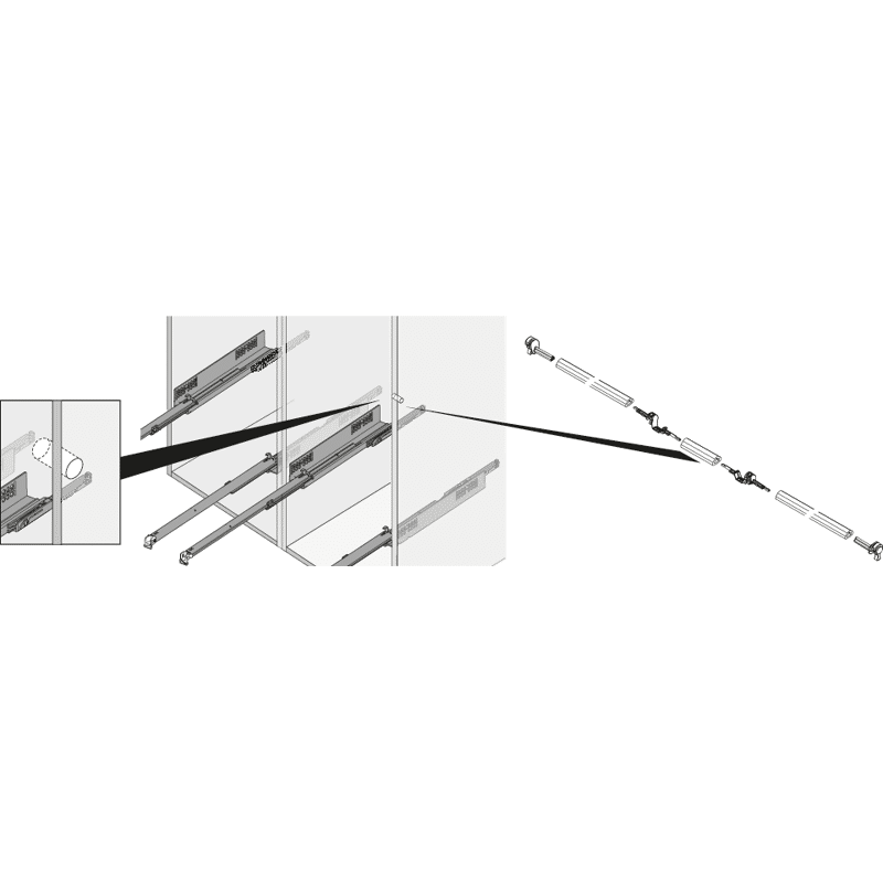 Adapter Quadro 9236526,  zweiseitig, Typ A,  grau