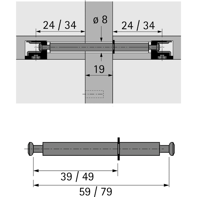 Doppeldübel DU 880 / DU 853