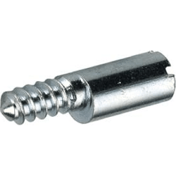 Hettich Drehstangenschloss-Anschlagstift 30102, exzentrisch, Metall, natur, vernickelt