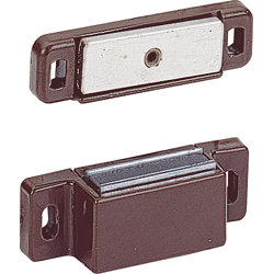 Hettich Haftmagnetschnäpper M 74/GP 15 40 N, braun passiviert
