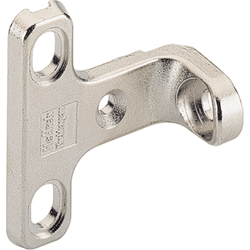 Hettich MB-Rückwandverbinder, RV7D, 56614, Zinkdruckguss, silber, vernickelt