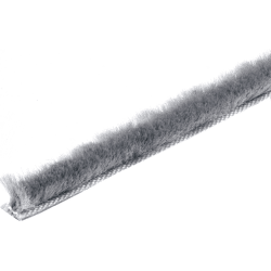 Hettich MB-Bürstenleiste, L 2500mm, H 4, 8mm, 9193423, Kunststoff grau