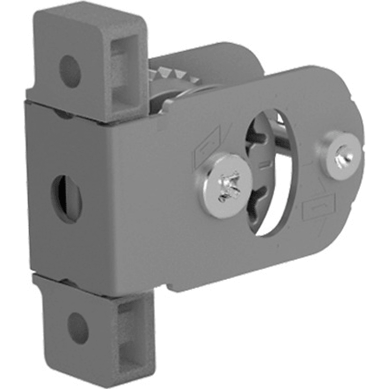 Schubkasten-Frontbefestigung, für Zargen, ArciTech, 9123011, grau pulverbeschichtet