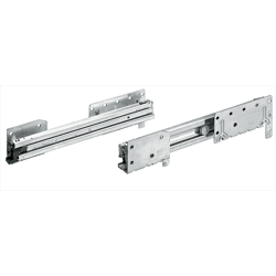 Hettich Beistellcontainer-Auszugsführung, Quadro Duplex 30 9136065, Stahl verzinkt