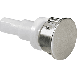 Hettich MB-Drehgriffabdeckkappe 9206834, Kunststoff vernickelt