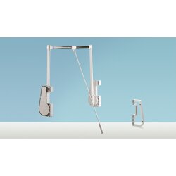 Hettich Kleiderlift-Distanzstück, Duo Lift 15, 42509,Breite 20mm, al