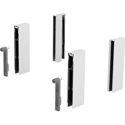 Hettich Schubkasten-Designelementadapter, ArciTech, 9122980, mit Frontbefestigung, weiß