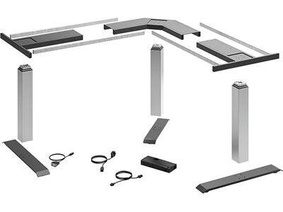 Elektro-Tischgestell-Set LegaDrive, Stahl, Aluminium