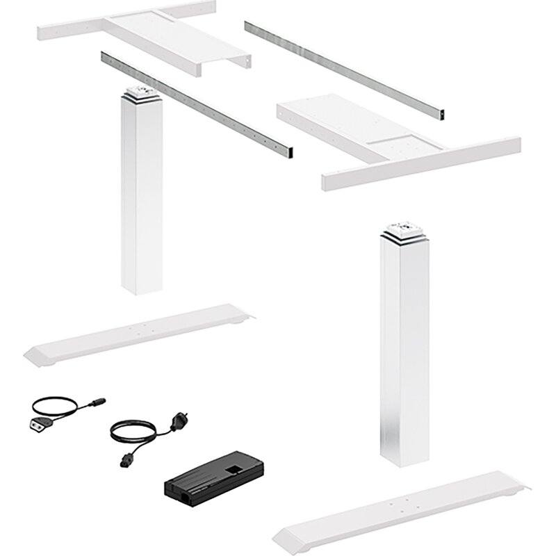 LegaDrive Systems Tischgestell-Set Basic, weiß