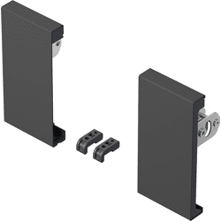 Hettich Innenschubkasten-Frontverbinder,                  ArciTech,                  9140121,                  anthrazit