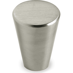 Hettich MB-Knopf, Onex, 9113565, Ø 22mm, H 30mm, Edelstahl, edelstahl gebürstet