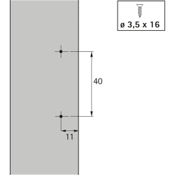 Möbel-Automatikscharnier,  Optimat Plus 4 FM,  9072548,  110°,  Stahl vernickelt