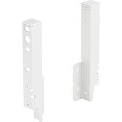 Hettich Schubkasten-Rückwandverbinder, links/rechts, ArciTech, 9149281, Stahl weiß