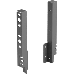 Hettich Schubkasten-Rückwandverbinder, links/rechts, ArciTech, 9150505, Stahl anthrazit