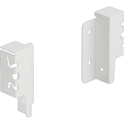 Hettich Schubkasten-Rückwandverbinder,  links/rechts,  ArciTech,  9149279,  Stahl weiß