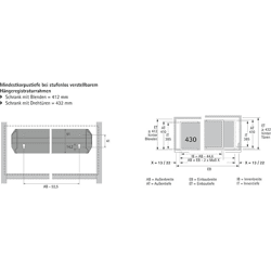 Stahlschubkasten-Hängeregistraturrahmen, Systema Top 2000 1084131, schwarz