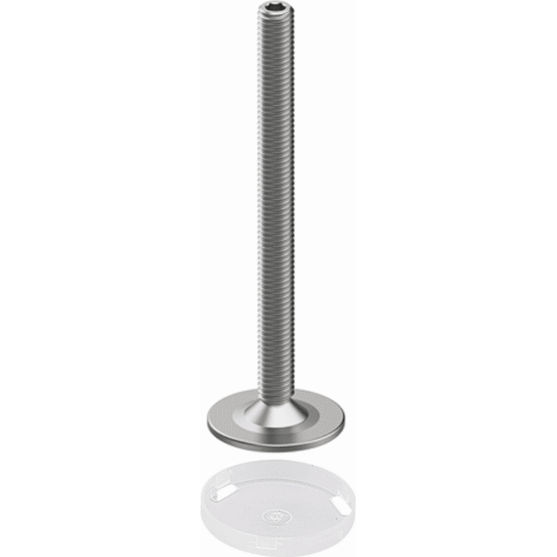 Sockelverstellschraube mit Gewinde M8, X = 100 mm
