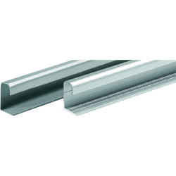 Türleiste, TopLine M, gelocht, Aluminium