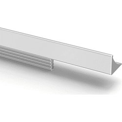 Hettich Griffleiste Riaza,                                               L 2400 mm,                                               B 12.5 mm,                                               H 10 mm,                                               Aluminium eloxiert