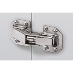 Hettich Möbel-Aufschraubscharnier,  mit Feder,  90°,  20126,  Stahl vernickelt