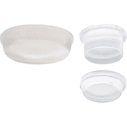 Hettich Möbel-Türanschlagsdämpfer,              selbstklebend,              41841,              Kunststoff transparent