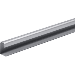 Hettich MB-Türleiste,                               TS 18-19mm,                               2500mm,                               TopLine M,                               9136121,                               silber,                               eloxiert
