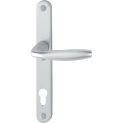 Drücker-Halbgarnitur mit Schmalschild New York 1810/3346SN, Aluminium