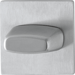 HOPPE WRT-Schlüsselrosette E848NS, flach, WC Schlitzkopf edelstahl matt matt