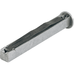 HOPPE I-Wechselprofilvollstift, VK 8 mm, Eisen