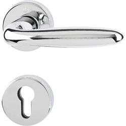 Drücker-Halbgarnitur mit Rosetten Verona M151/42/42S, Messing