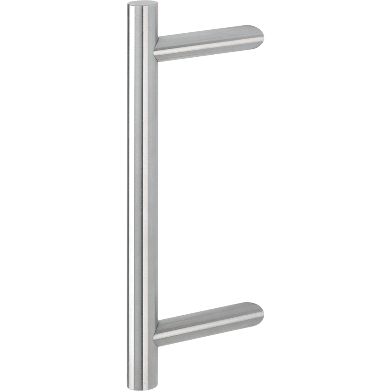 HT-Stoßgriff, E5012, gerade, BA300, Edelstahl edelstahl matt