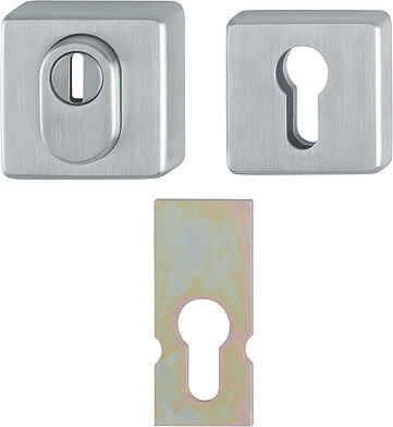 Schutz-Schlüsselrosette E52NSB-ZA/52S, ES 1 (SK2), Edelstahl