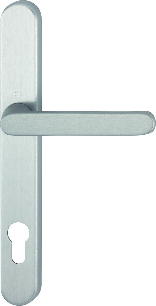 Drücker-Halbgarnitur mit Schmalschild Luxembourg 099KH/3347N, Aluminium