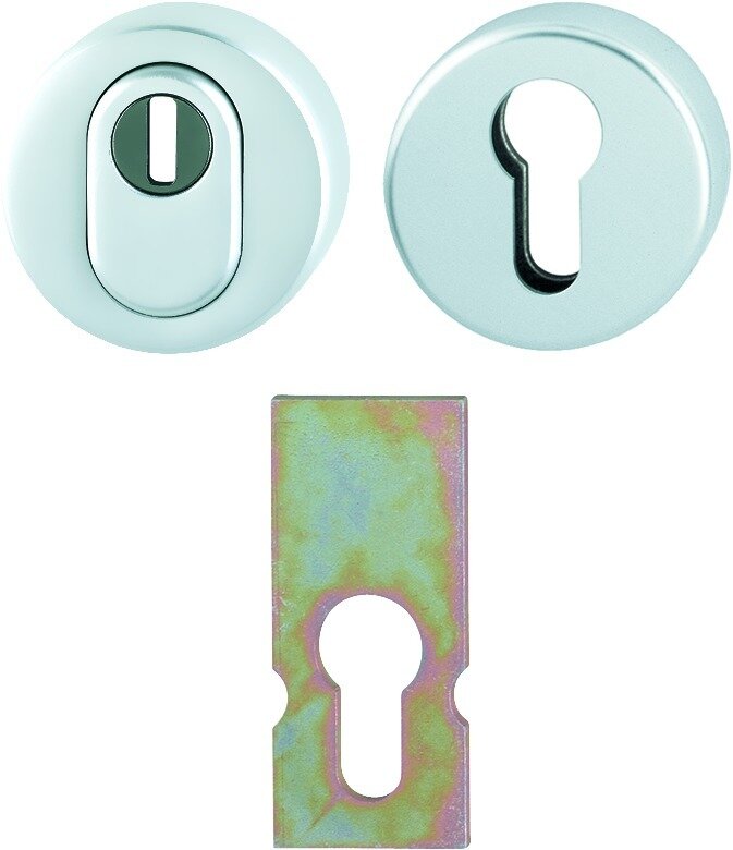 Schutz-Schlüsselrosette 42NSB-ZA/42HS, Aluminium