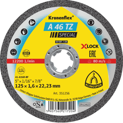 Klingspor Trennscheiben A 46 TZ X-LOCK