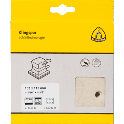 Klingspor PS 33 BK Streifen kletthaftend,  103 x 115 mm Korn 180 Lochform GL19,  S