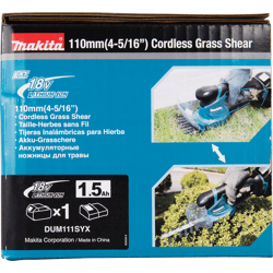 Akku-Grasschere 18 V DUM111SYX (1x 18V/ 1,5Ah)