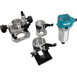 Makita Multifunktionsfräse RT0702CX2J 710W inkl. Fräsmodule