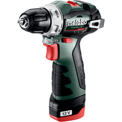 Akku-Bohrschrauber PowerMaxx BS BL, 12V 2x2Ah Li-Ion + LC 40
