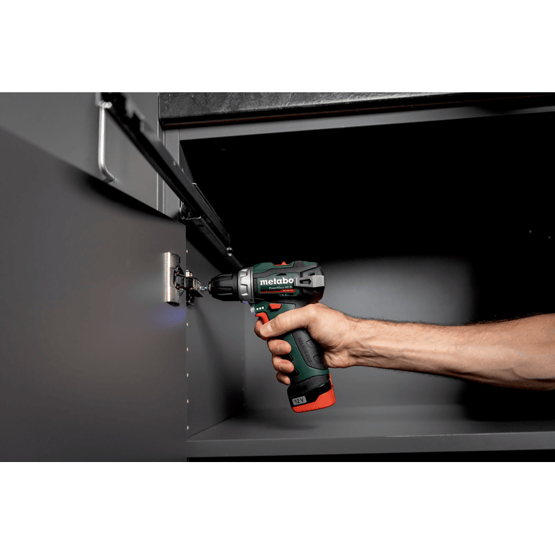 Akku-Bohrschrauber PowerMaxx BS BL, 12V 2x2Ah Li-Ion + LC 40