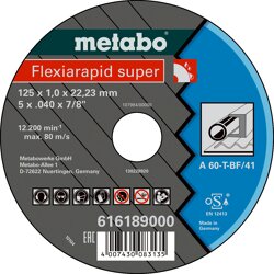 Metabo Flexiarapid super 115x1,6x22,23 Stahl