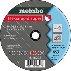 Metabo Flexiarapid super 230x1,9x22,2 Inox