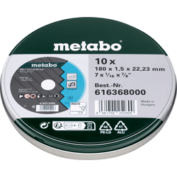 Metabo 10 Trennscheiben - SP 180x1, 5x22, 23 Inox