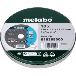 Metabo 10 Trennscheiben - SP 230x1, 9x22, 23 Inox