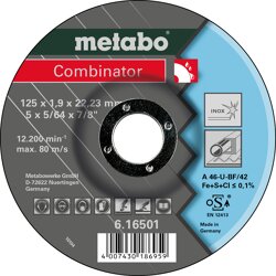 Metabo Combinator 125x1,9x22,23 Inox