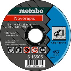 Metabo Novorapid 115x1,0x22,23 Stahl
