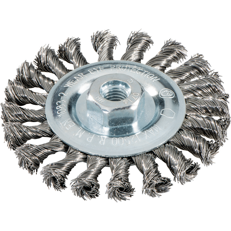 Rundbürste 115x0,5x12/M14, Stahl